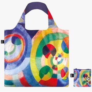 NWT Loqi Museum Collection ROBERT DELAUNAY Circular Forms Recycled Tote Bag